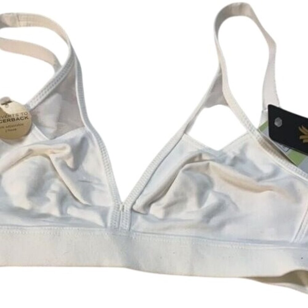 Wacoal Womens White Adjustable Racerback Bra Size 30 With J-Hook Convertible Str